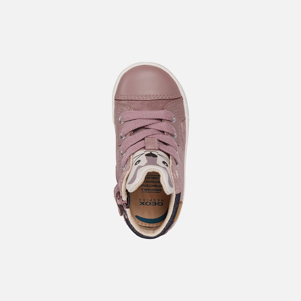 Basket Geox Kilwi Girl - Rose - Bebe 210673-GEJ